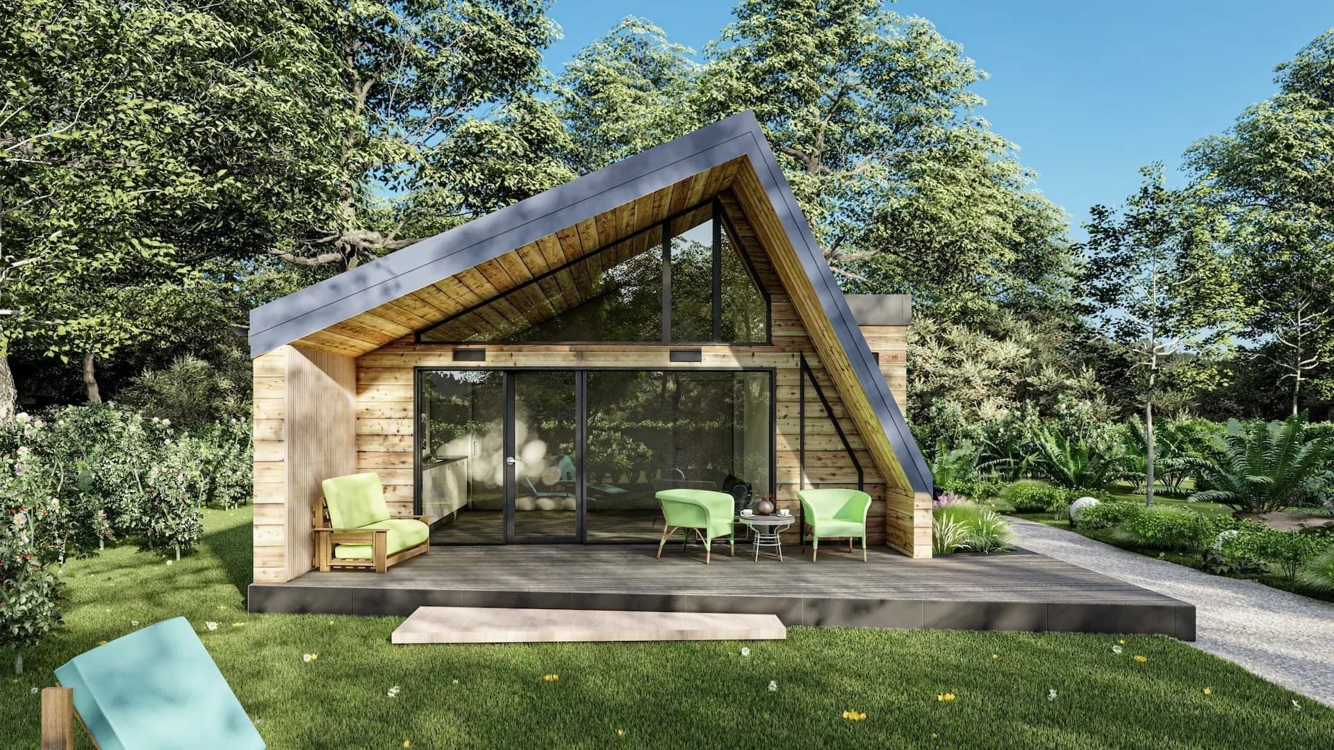 Mini Luxury — semi-finished modular chalet in Europe, 45 m²