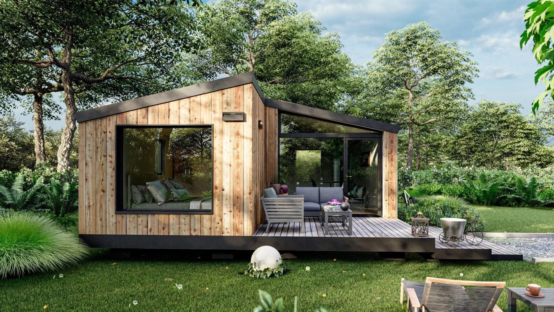 Modulo Dream — turnkey prefab cabin in Europe, 39 m²